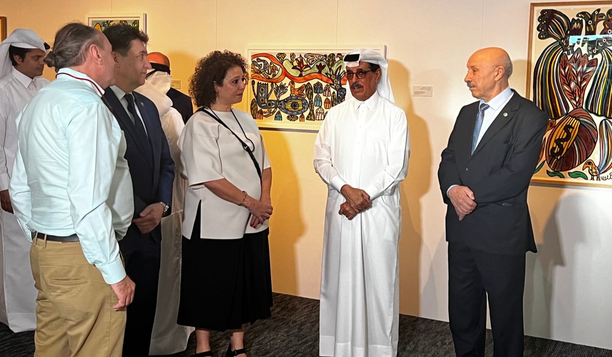 Qatar National Library Hosts Exhibition to Celebrate Algeria's Most Acclaimed Artist